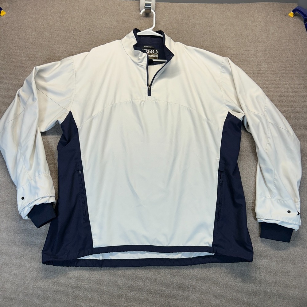 Zero Restriction M2 Windshirt Men's XL 1/4 Zip Pullover Microfiber Windbreaker